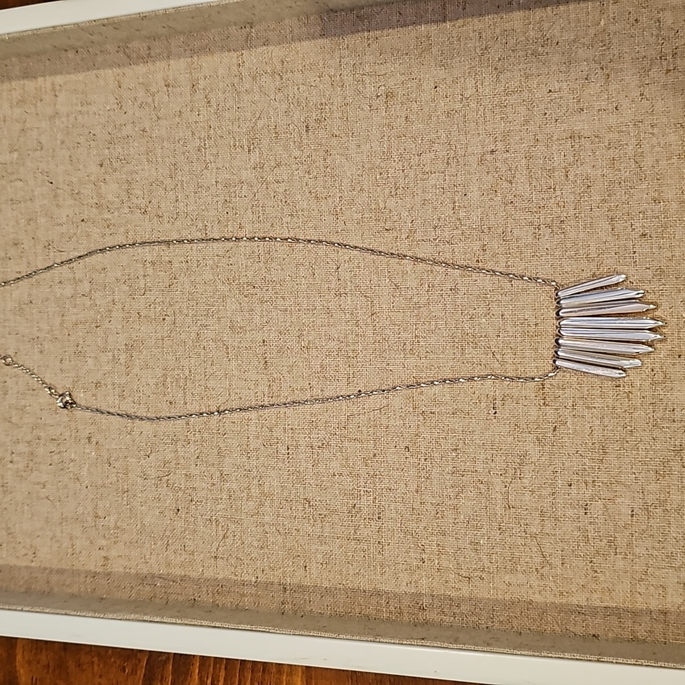 Stella & Dot Silver Necklace